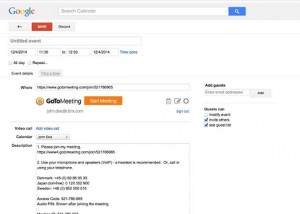 gotomeeting google extensie