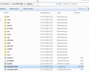 wsusoffline update installer